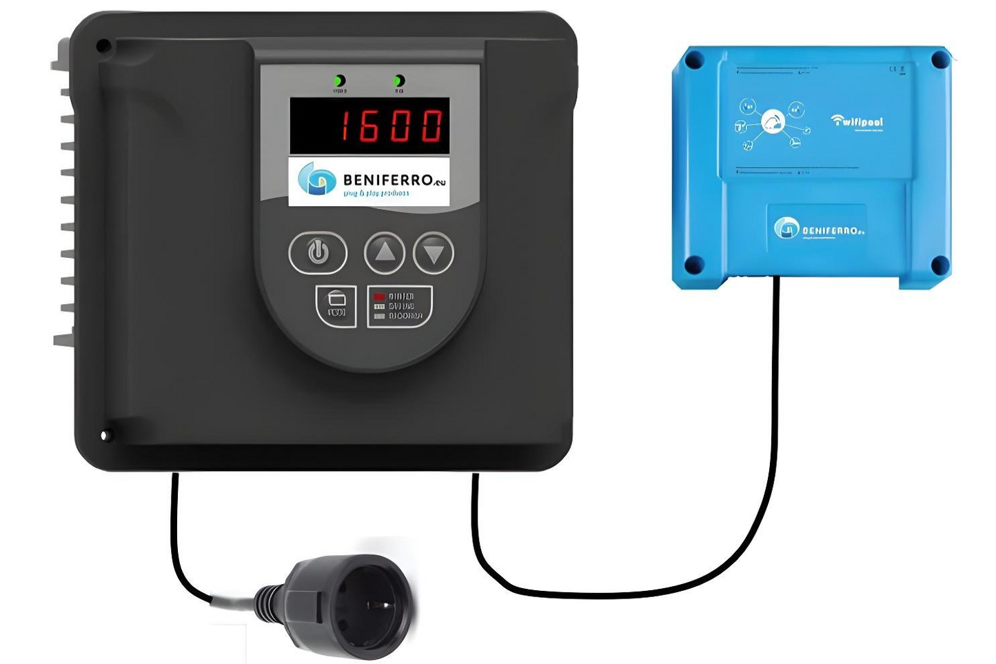 CONNECT PRO Mess- und Steuerbox mit Frequenzregler IP20 230V - 1,5 kW (2HP)
