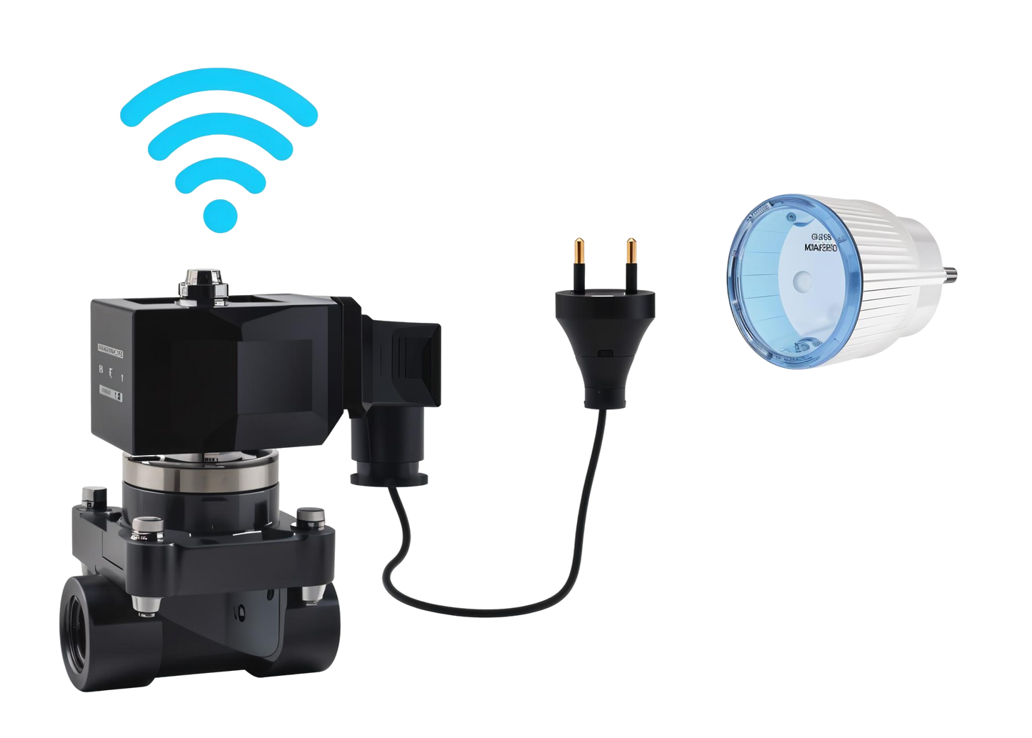 2-Wege-Magnetventil 1,5 Zoll 230V - offen/geschlossen - inkl./exkl. WiFi-Verbindung