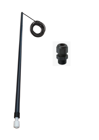 Niveau regelaar set tweedraads voor Chloor/zuur/base vat 5m tweedraadsverbinding en wartel