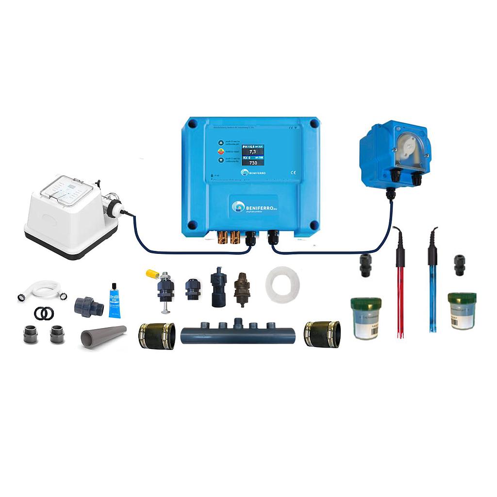 Salzelektrolyse EL Chlorgenerator - Selbstbausatz mit pH/RX-Regelung - model 2025 (WiFi ausfallsicher)
