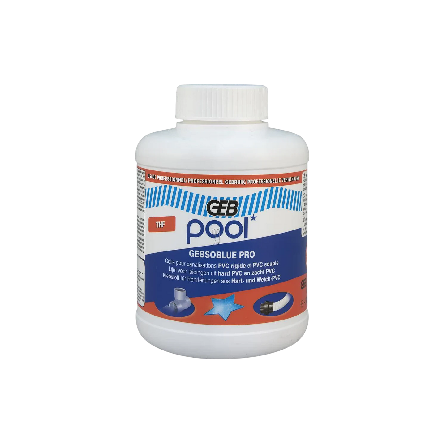 Professioneller PVC-Druckkleber mit THF 500ML