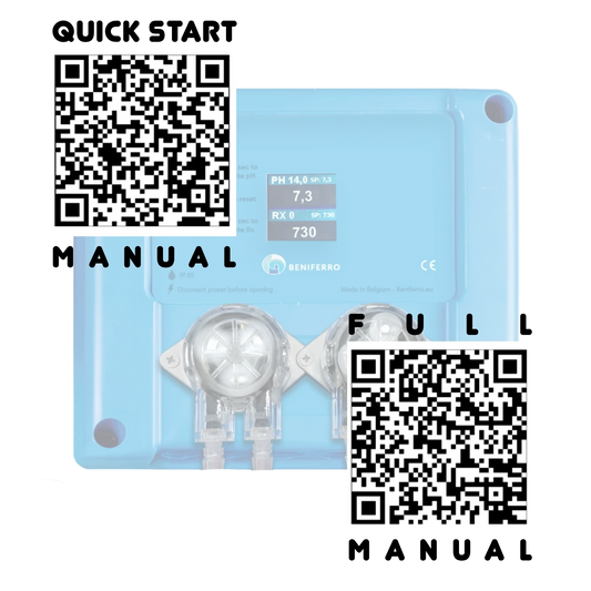 Kompaktes 12V Dosiergerät flüssig pH- und Chlor - Pool TWIN COMBO - Selbstbausatz  für Pool von 10 bis 150m³