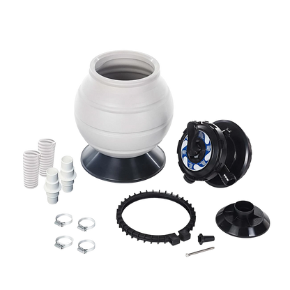 Robuster Beniferro-Sandfilter  – 11 m³/h Pumpe optional – für Pools bis zu 75 m³