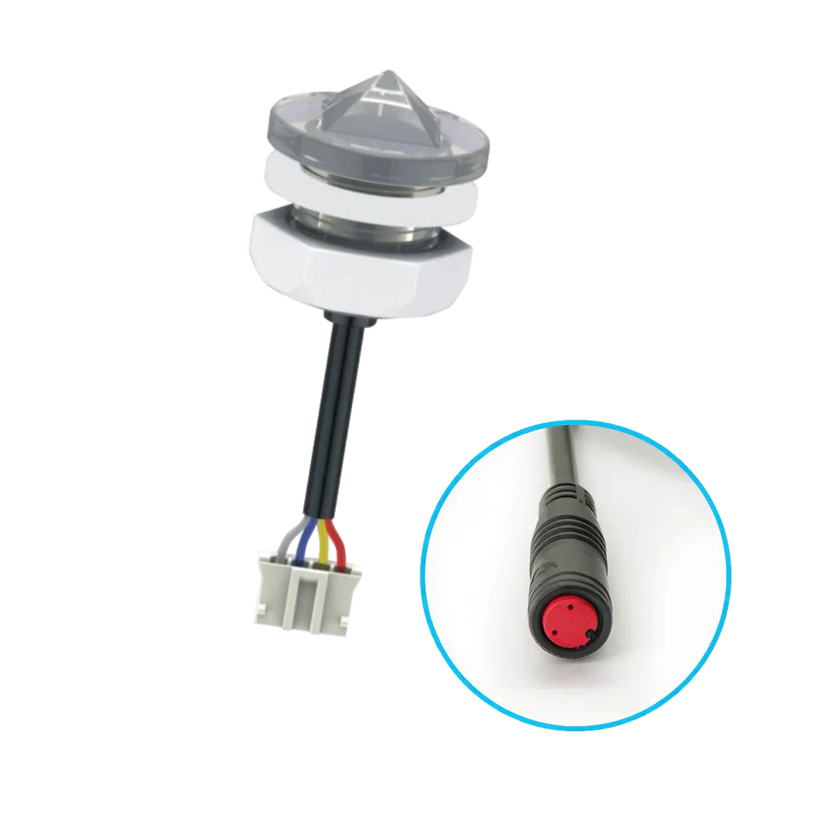 Infrarot-Füllstandsmelder für diverse Anwendungen – 2 m Kabel – 3-adriger Anschluss