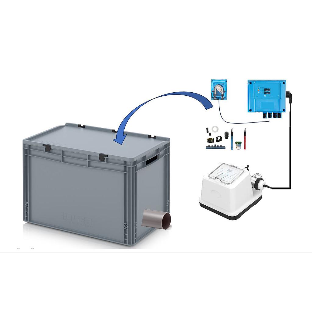 Chlorgenerator EL vormontiert in Box mit pH- und RX-Kontrolle