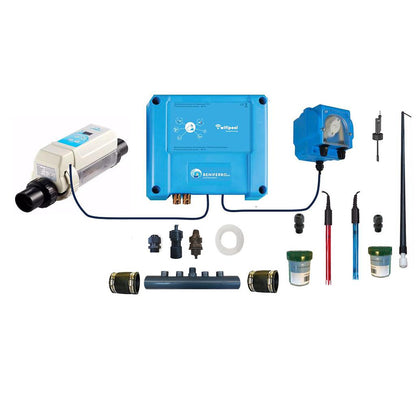 Salz-Elektrolyse HS-Selbstbausatz mit pH- und RX-Kontrolle