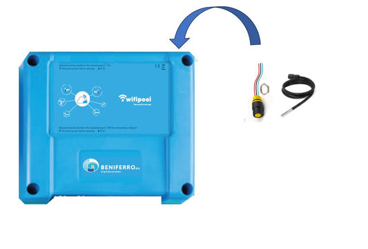 Extra temperatuursmeting op CONNECT PRO meet- en controledoos - excl  installatiemateriaal en temp sonde