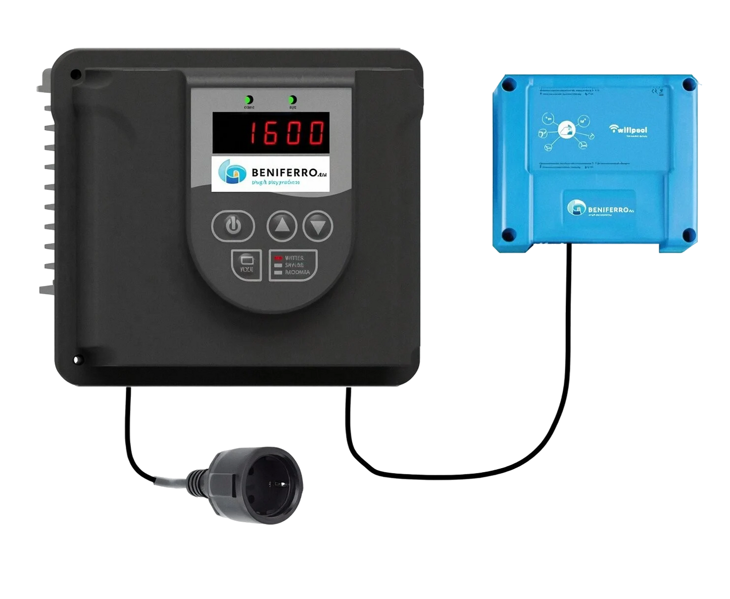MaX Frequenzumrichter IP20 230V mit WiFiPOOL CONNECT PRO Steuerung - 1,12 kW (1,5 PS)