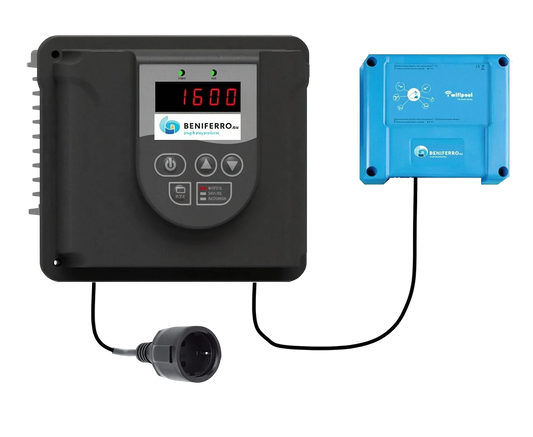 MaX Frequenzumrichter IP20 230V mit WiFiPOOL CONNECT PRO Steuerung - 1,12 kW (1,5 PS)