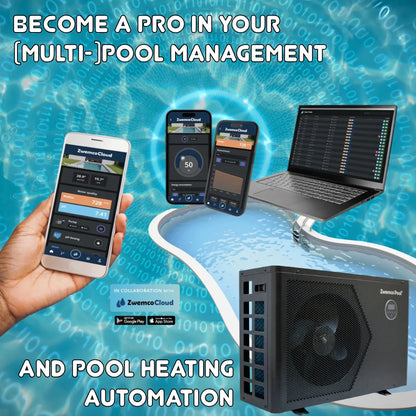 Inverter-Wärmepumpe 18 kW für Schwimmbecken bis 80 m³ – mit RS485-Schnittstelle